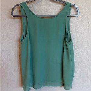 Chelsea28 Sleeveless Green Tank Top